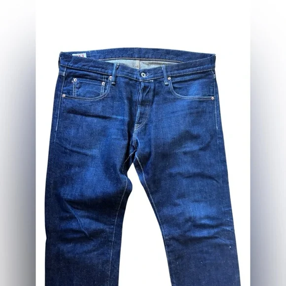 ONI DENIM 921NIXX Natural Indigo Selvedge Denim made in Japan Size 36 - Picture 8 of 13